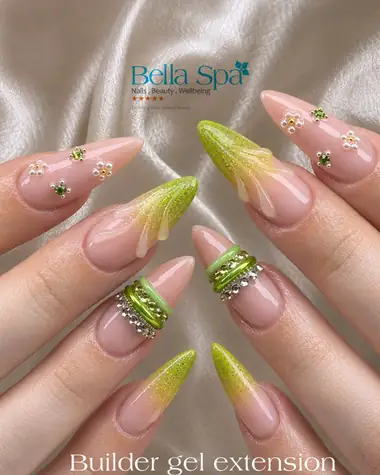 Finished nails at Bella Spa